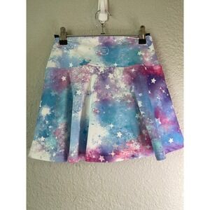 NWT Millie Rose Skirt Galaxy Star Print Athletic Skater Skort Activewear